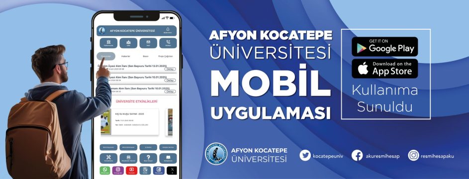 AKÜ Mobil Uygulaması Yayınlandı